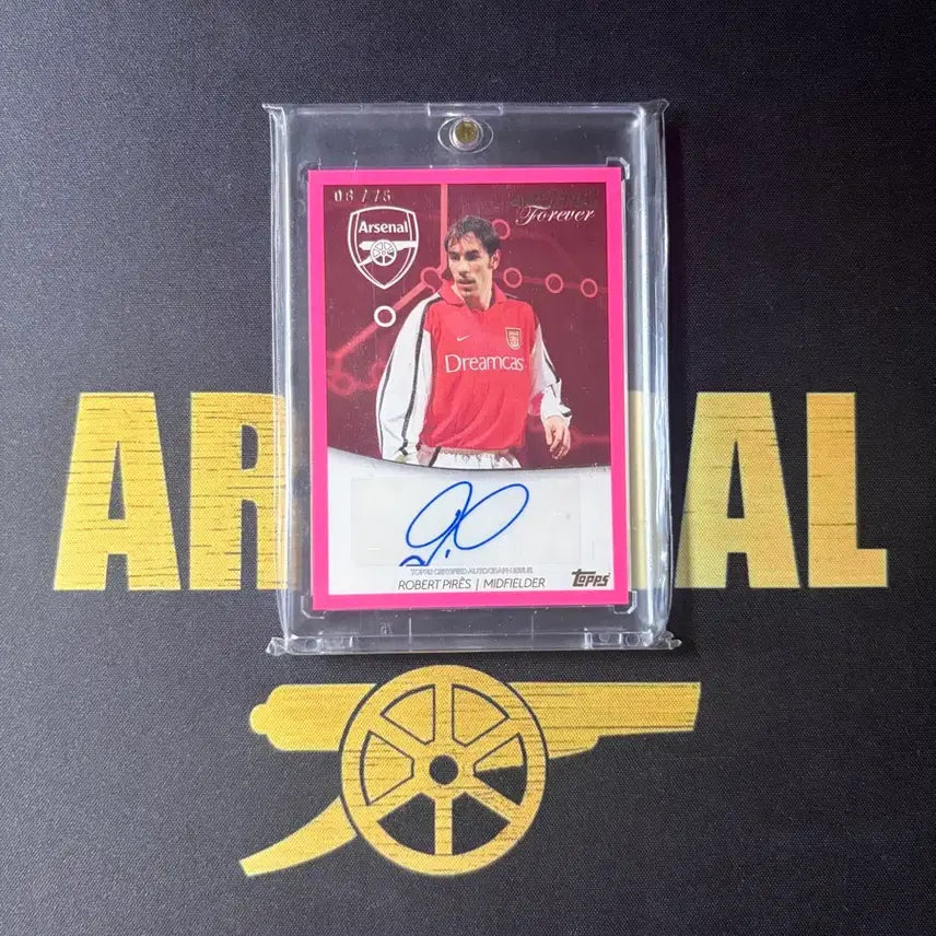 [BUNJANG] Arsenal Robert Pirès Autograph Card (Limited Edition 75) / 아스날 로베르 피레스 오토 카드 판매 75한정