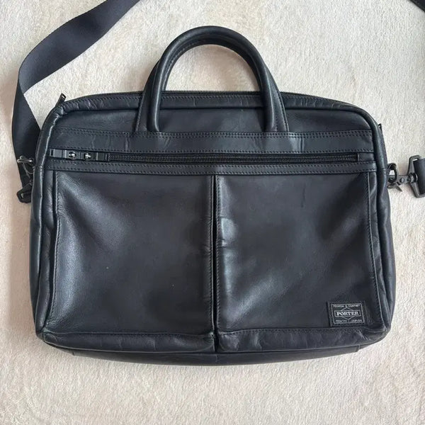 [BUNJANG] Yoshida Porter Amazi 2-Way Briefcase Black / 요시다포터 어메이즈 투웨이 브리프케이스 블랙 판매합니다