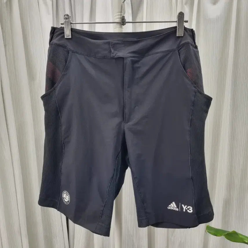 [BUNJANG] Adidas Y-3 Roland Garros Tennis Shorts Black Nylon Blend / 아디다스 Y-3 롤랑가로스 테니스 쇼츠 2241