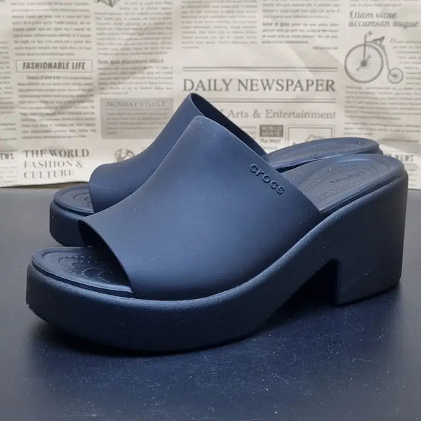 [BUNJANG] Crocs Brooklyn Slide Heel W6 (230) / 크록스 브루클린 슬라이드힐 W6 230