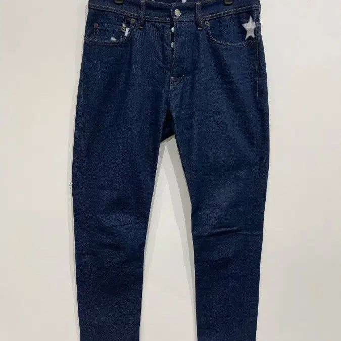 [BUNJANG] Acne Studios Star Print Straight Fit Denim Pants / [32] 아크네 스튜디오 스타 프린트 스트레이트 데님 팬츠