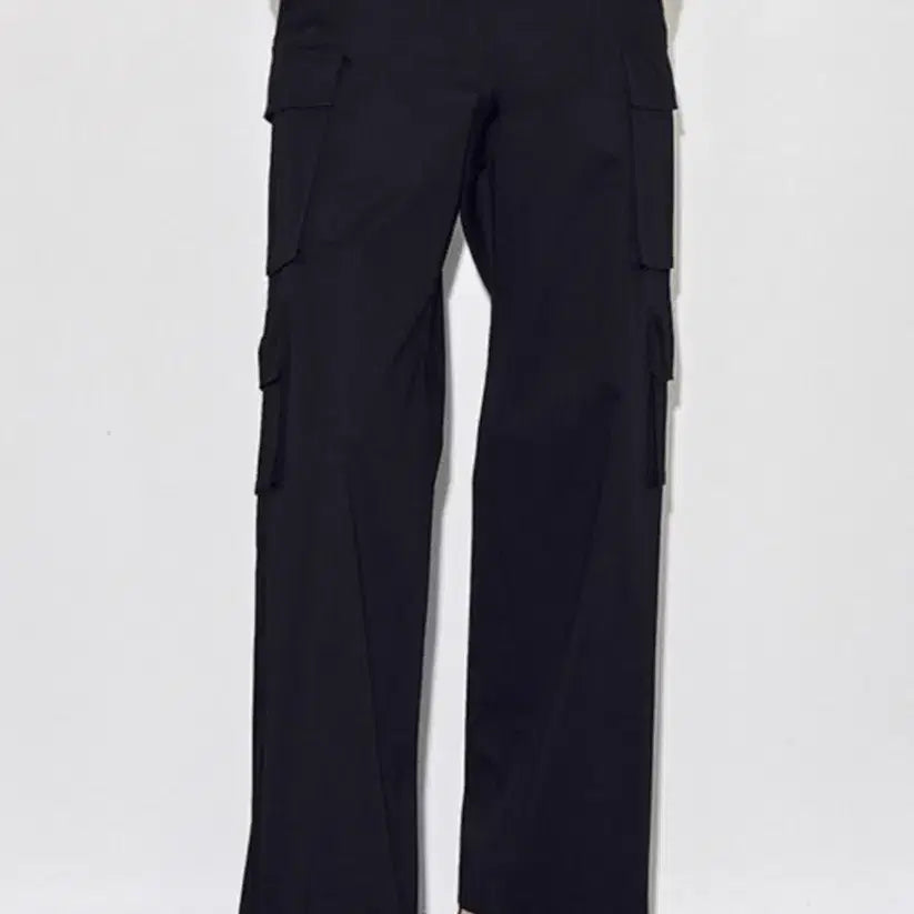 [BUNJANG] TIME (by Hansemm) Cargo Pocket Wide Pants - Black / 한섬 타임[새옷] 카고 포켓 와이드 팬츠