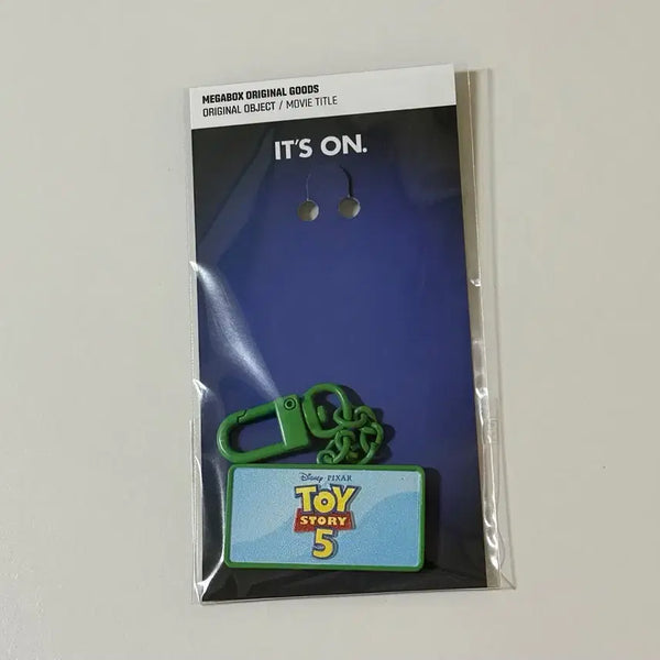 [BUNJANG] Toy Story 5 Megabox Movie Title Keychain (Sealed) / 토이스토리5 메가박스 무비타이틀 키링 미개봉