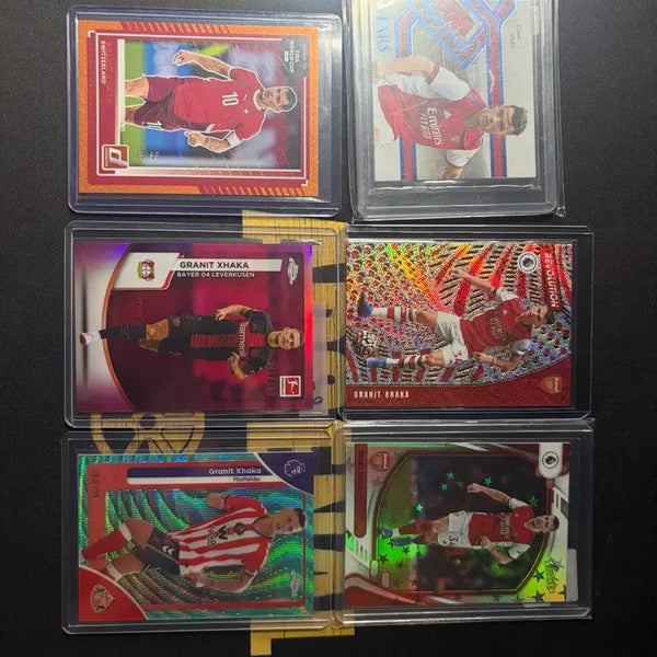 [BUNJANG] Granit Xhaka Football Card Collection (Arsenal, Sunderland, Leverkusen) / 그라니트 자카 카드 모음 (아스날 선덜랜드 레버쿠젠)