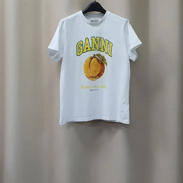 [BUNJANG] GANNI Oversized Cotton T-Shirt / 가니 오버핏 반소매 면티