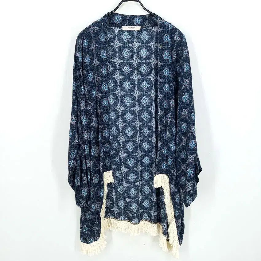 [BUNJANG] TOPNOTE Women's Summer Open-Front Cardigan Navy / TOPNOTE 여성 여름 오픈형 하늘하늘 가디건 네이비 (HU46204)