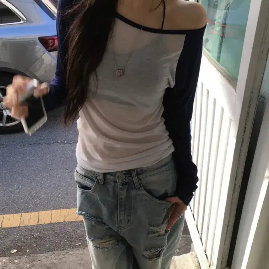 [BUNJANG] Rosie Raglan Tee / Rosie Raglan Tee 로지 나그랑 티셔츠