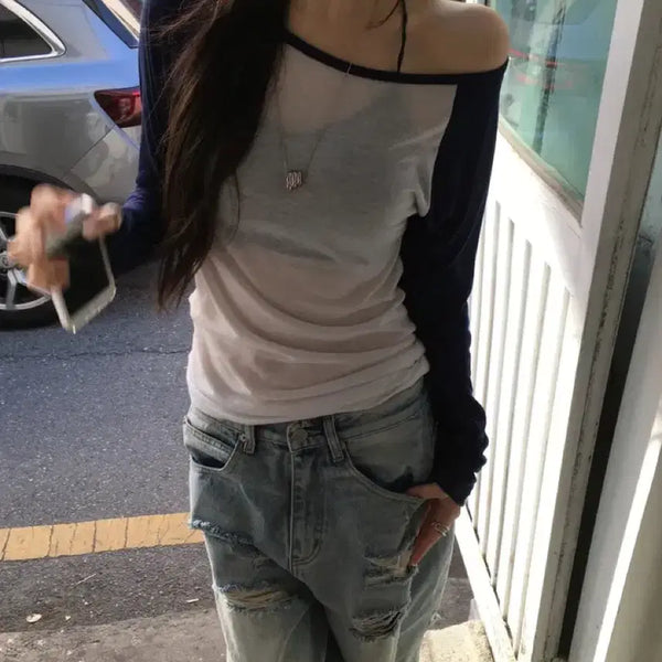 [BUNJANG] Rosie Raglan Tee / Rosie Raglan Tee 로지 나그랑 티셔츠