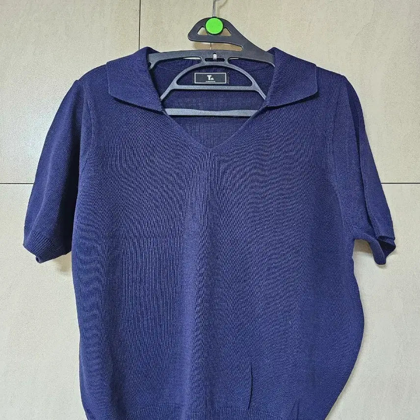 [BUNJANG] T.H.E Women's Short Sleeve Cooling Knit Polo Navy (Size 55-77) / 새상품  T.H.E. 여성 카라 반팔 냉감니트 네이비 55~77