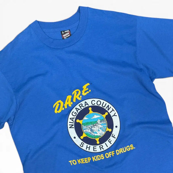 [BUNJANG] 90s D.A.R.E. Vintage Graphic T-Shirt XL / 90s D.A.R.E. 빈티지 그래픽 티셔츠, XL / DARE, USA.