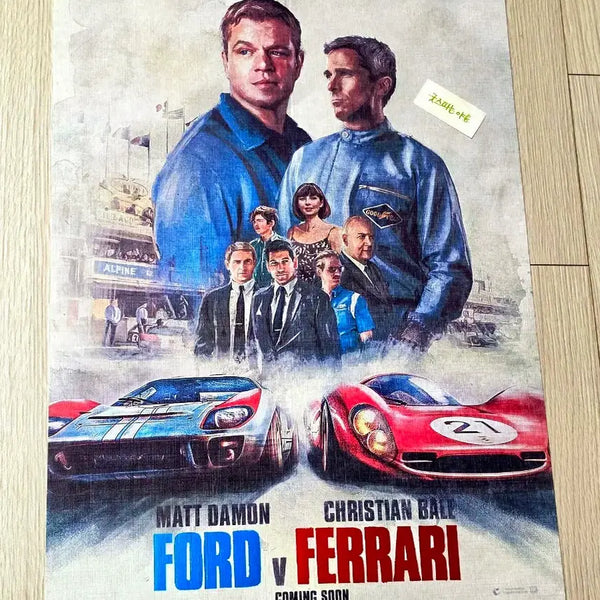 [BUNJANG] Ford v Ferrari (2019) Matt Damon Christian Bale Dolby Cinema Grand Opening Commemorative Poster (A3) / [단독지점-초희귀한정판]영화 맷데이먼 크리스챤베일의 포드V페라리 하남스타필드 돌비시네마 Dolby 개관기념 포스터(A3)
