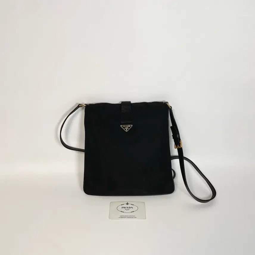 [BUNJANG] Prada Black Nylon Shoulder Bag / 프라다 블랙 나일론 숄더백