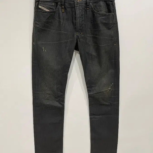 [BUNJANG] Diesel Black Waxed Slim Skinny Denim Pants / [31] 디젤 블랙 왁스드 슬림 스키니 데님 팬츠
