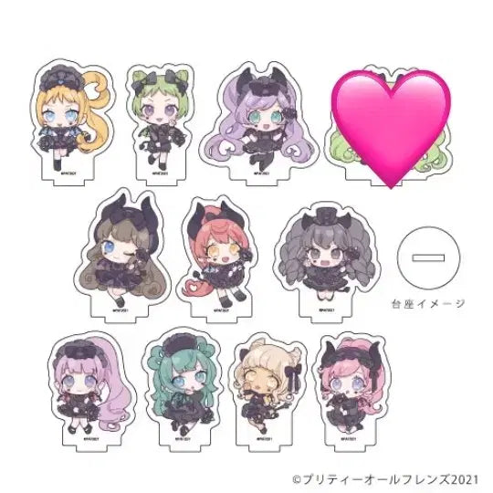 [BUNJANG] PriPara Prism Stone Eeo Devil Acrylic Character Standees / [ 공구 ] 프리파라 프리즘스톤 eeo 데빌 아크릴 안와카나라라아로마미캉가루루논치리페퍼미라이