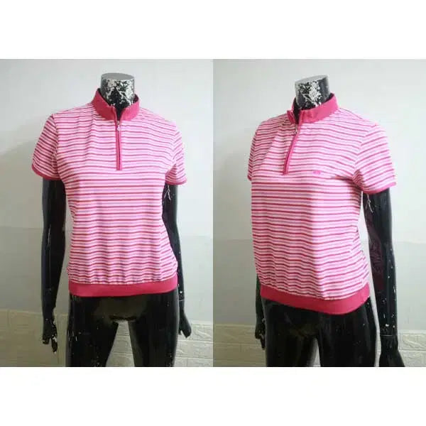 [BUNJANG] PAT Pink Striped Short-Sleeve T-Shirt (Size 55/90) / (55) PAT 피에이티 핑크 줄무늬 반팔티 (90 55)