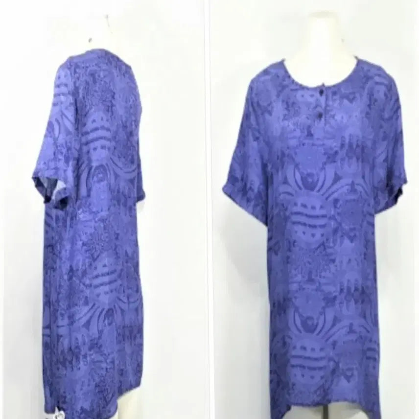 [BUNJANG] 100% Rayon Batwing Pattern Rayon Blouse / 고대문양/ 인견100%/가오리패턴 /인견블라우스 / 88/기장68  80