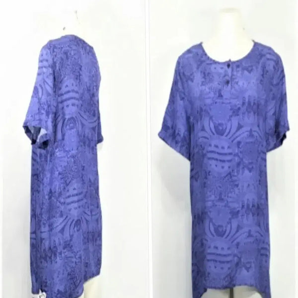 [BUNJANG] 100% Rayon Batwing Pattern Rayon Blouse / 고대문양/ 인견100%/가오리패턴 /인견블라우스 / 88/기장68  80