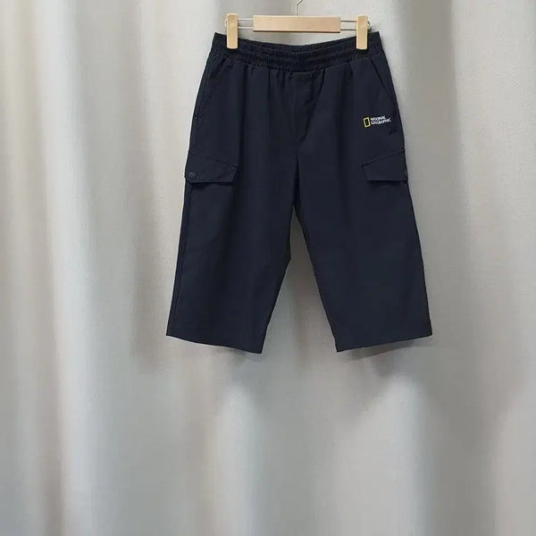 [BUNJANG] National Geographic Woven Banding Shorts / 내셔널지오그래픽 우븐 밴딩 반바지