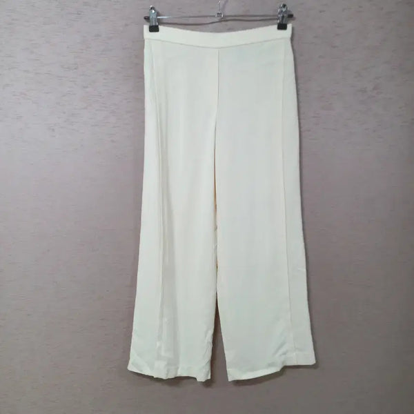 [BUNJANG] Theory Ivory Wide Pants Women's / B7-30/띠어리 아이보리 와이드팬츠 여성