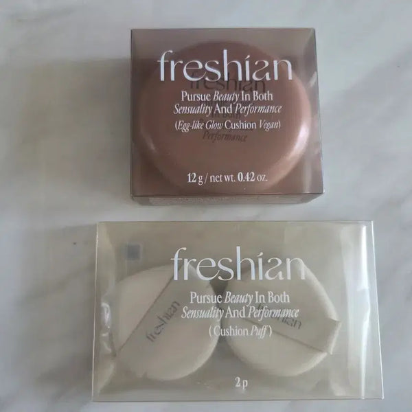 [BUNJANG] Freshian Egg-like Glow Cushion (Vegan) - Shade 201 / 프레시안 에그라이크 글로우 쿠션(비건)201호
