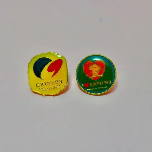 [BUNJANG] 1993 Daejeon Expo Original Pin Badge 'Dreaming Boy' Retro / 93년 대전엑스포 오리지널 핀뱃지 꿈돌이 레트로 근대사 수집