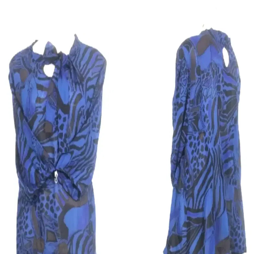[BUNJANG] Women's Rayon Blouse with Neck Ribbon, Size 88, Length 56 / 인견블라우스 /넥리본여밈디쟌 /88 /기장 56