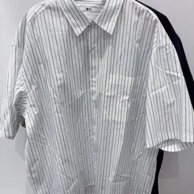 [BUNJANG] Uniqlo C Stripe Short-Sleeve Shirt XL / 유니클로c스트라이프셔츠 xl
