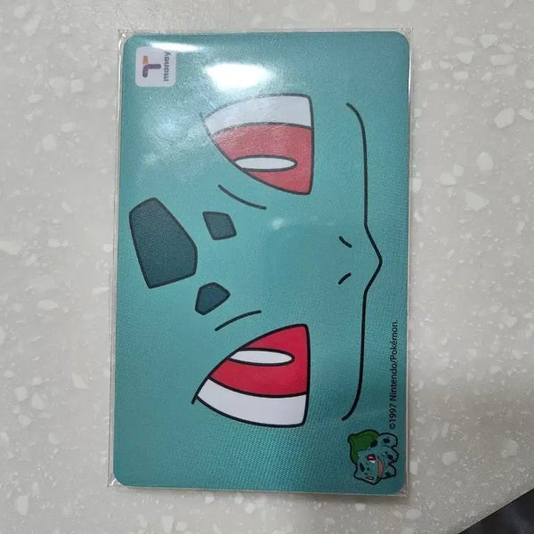 [BUNJANG] 2015 Limited Edition Pokemon Bulbasaur Face Transportation Card / 2015 고전 포켓몬스터 얼굴 교통카드 (한정판) 이상해씨