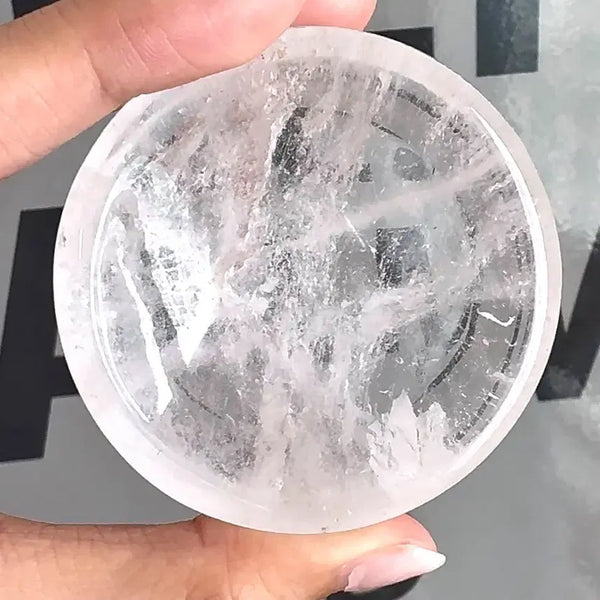 [BUNJANG] Clear Quartz Crystal Bowl / [천연원석] 투명한 클리어쿼츠 보울 | Clear Quartz