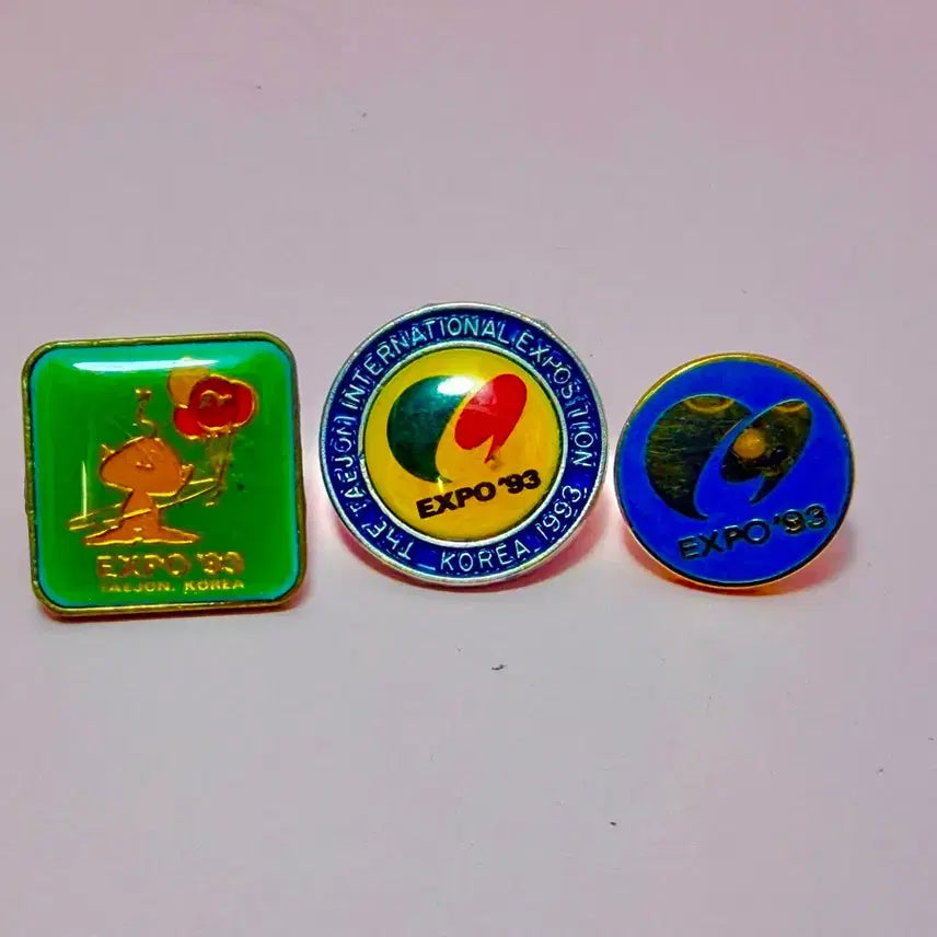 [BUNJANG] 1993 Daejeon Expo Original Pin Badge 'Dreamy' / 93년 대전엑스포 오리지널 핀뱃지 꿈돌이 레트로 근대사 수집
