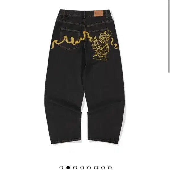 [BUNJANG] WECANDERS DWARF DENIM PANTS (BLACK) Wide Leg Unisex / 위캔더스 DWARF DENIM PANTS (BLACK) 흑청 데님 바지 와이드 남녀공용