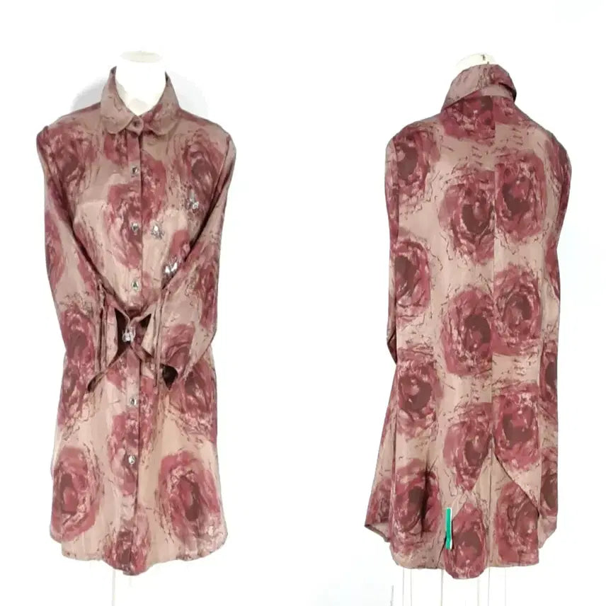 [BUNJANG] Spangled In-yeon Blouse Outer / 인견블라우스 아우터 /스팽클 장식 / 통통66  /기장72