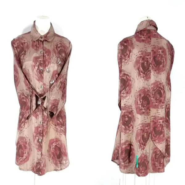 [BUNJANG] Spangled In-yeon Blouse Outer / 인견블라우스 아우터 /스팽클 장식 / 통통66  /기장72