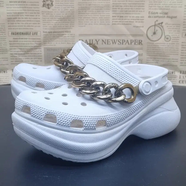 [BUNJANG] Crocs Classic Bae Embellished Clog / 크록스 클래식 베이 엠벨리쉬드 클로그 220 굽6