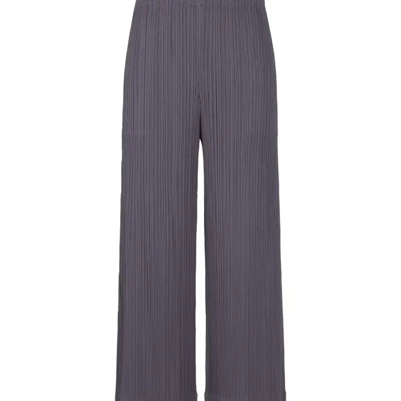 [BUNJANG] Pleats Please Loop Bottom Pants Size 3 Dark Grey New / 플리츠플리즈 루프 보텀 3사이즈 다크그레이 새상품