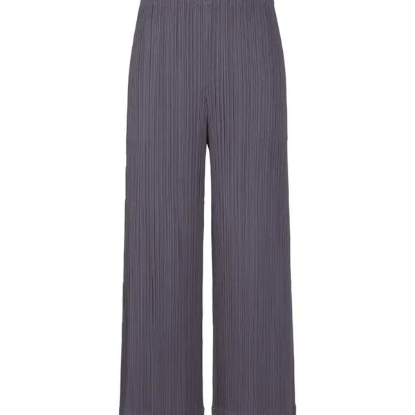 [BUNJANG] Pleats Please Loop Bottom Pants Size 3 Dark Grey New / 플리츠플리즈 루프 보텀 3사이즈 다크그레이 새상품
