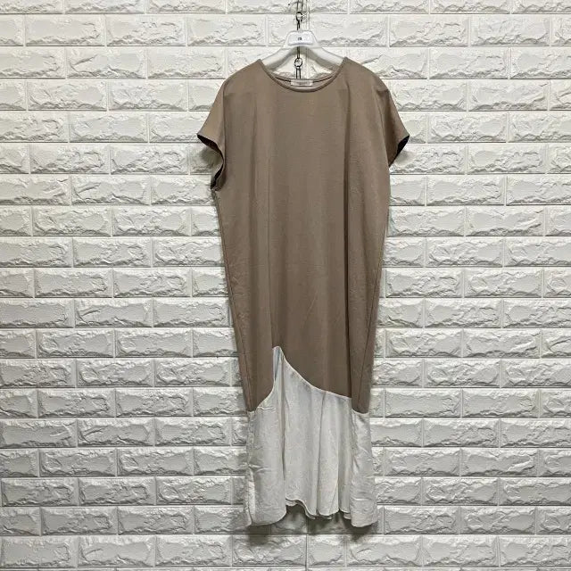 [BUNJANG] Women's Short Sleeve Maxi Dress / 3106) 반팔원피스