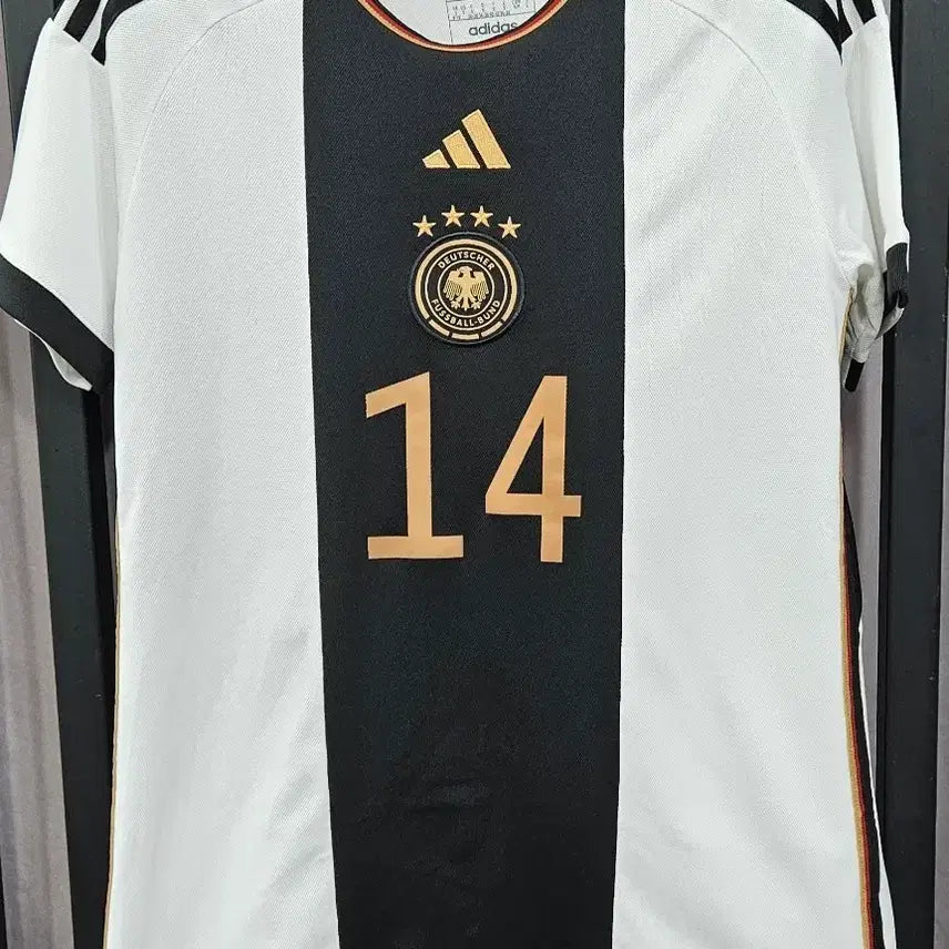 [BUNJANG] Adidas 22-23 Germany National Team Home Jersey Jamal Musiala #14 Official Authentic / [정품/S] 22-23 독일 국대 홈 유니폼 (14. 무시알라 오피셜 마킹)