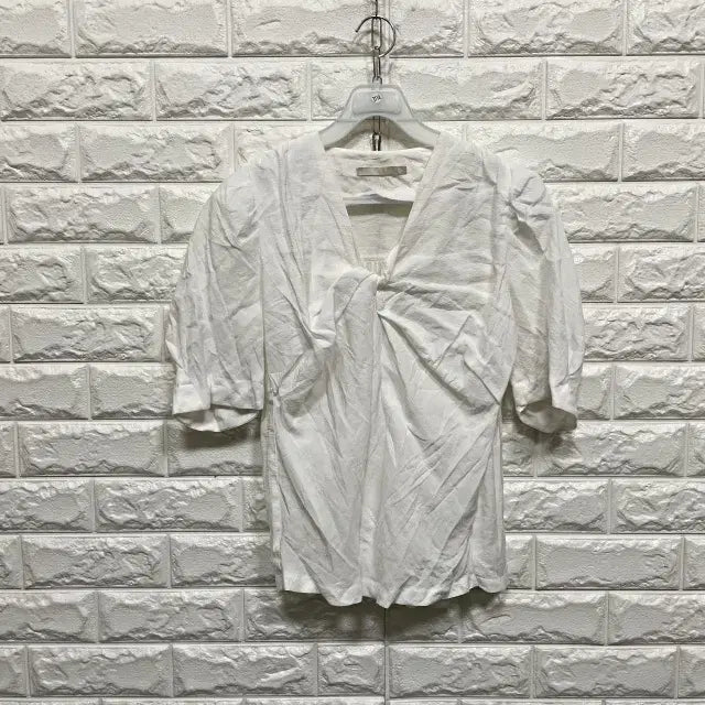 [BUNJANG] Short Sleeve Blouse / 3114) 반팔 블라우스