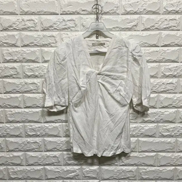 [BUNJANG] Short Sleeve Blouse / 3114) 반팔 블라우스