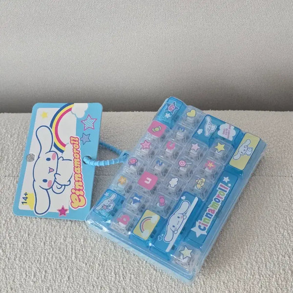 [BUNJANG] Sanrio Cinnamoroll Giant Keycap Keyring / 산리오 시나모롤 대왕 키캡 키링