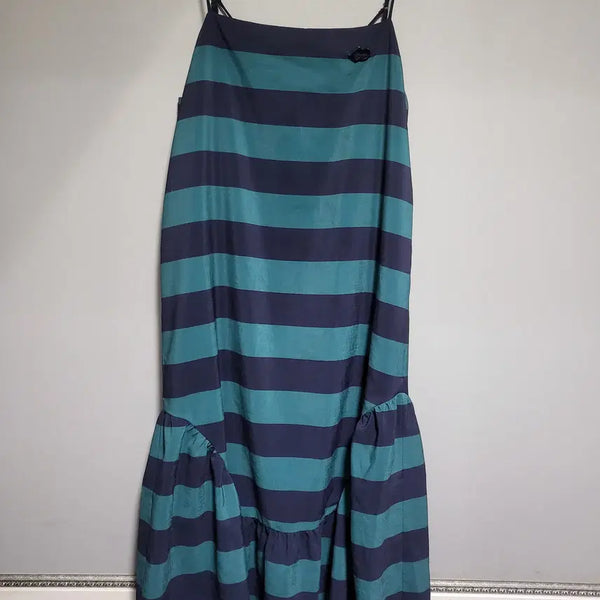 [BUNJANG] Lucky Chouette Striped Bustier Long Dress / 럭키슈에뜨 원피스 36