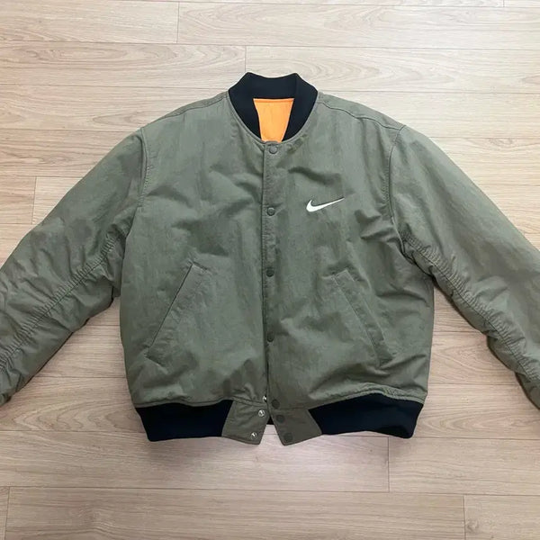 [BUNJANG] Natucci Reversible Jacket Olive M / 나투시 리버시블 자켓 올리브 M