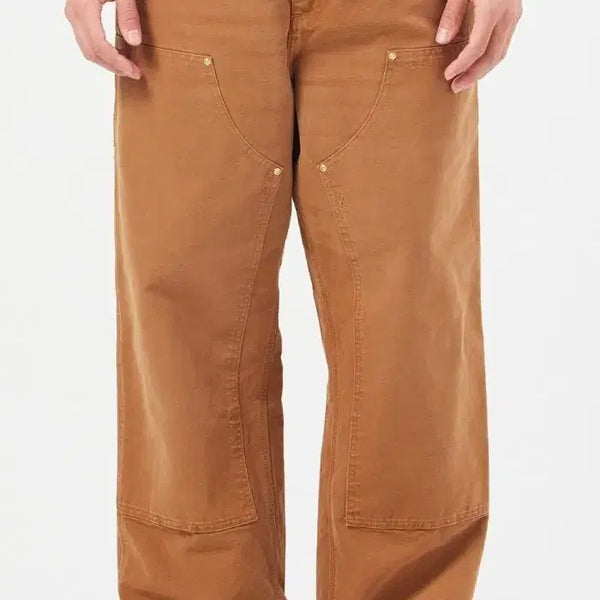 [BUNJANG] Carhartt WIP Double Knee Pants Grindstone Wash Brown W33xL32 / (새제품) 칼하트 윕 더블니팬츠 그라인드 워시 브라운 W33xL32 판매