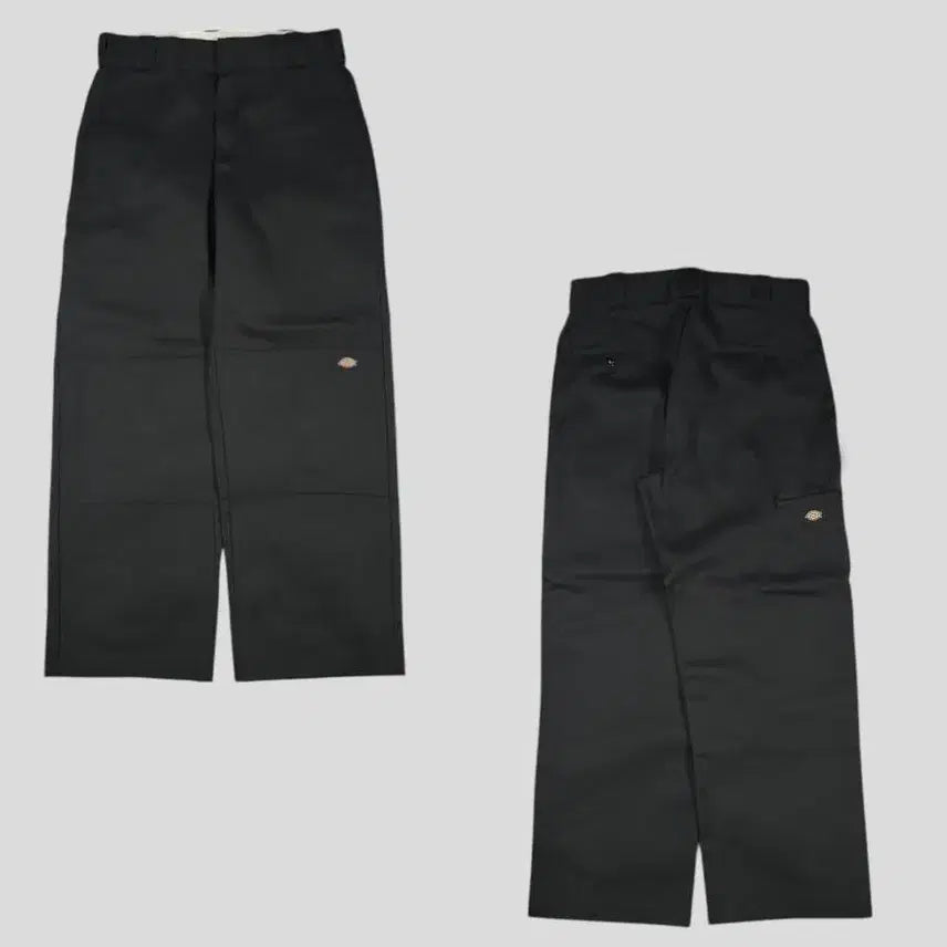 [BUNJANG] Dickies 85283 Black Double Knee Loose Fit Twill Work Pants Cotton / 디키즈 85283 블랙 더블니 루즈핏 치노팬츠 트윌 워크팬츠 면바지 코튼팬츠 34