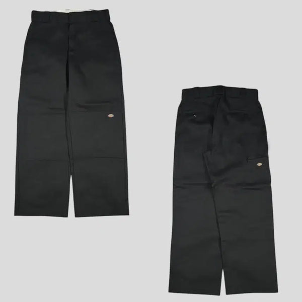 [BUNJANG] Dickies 85283 Black Double Knee Loose Fit Twill Work Pants Cotton / 디키즈 85283 블랙 더블니 루즈핏 치노팬츠 트윌 워크팬츠 면바지 코튼팬츠 34