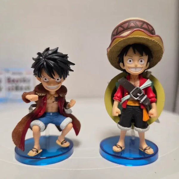 [BUNJANG] One Piece Luffy Figure Set (2 Figures, No Box) / 원피스 루피 피규어 2개 세트(노박스)