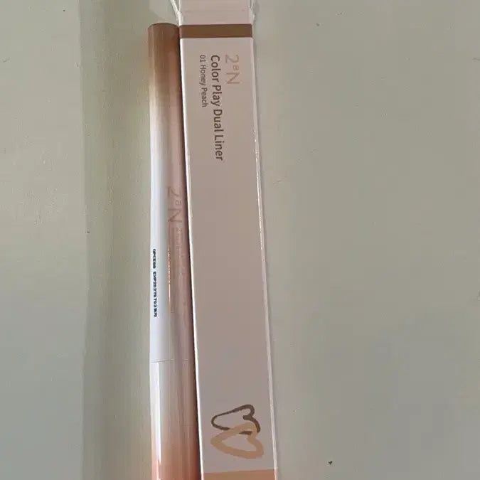 [BUNJANG] 2aN Color Play Dual Liner 01 Honey Peach / 투에이엔 컬러 플레이 듀얼 라이너 01 허니피치