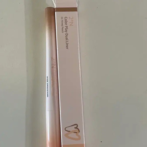 [BUNJANG] 2aN Color Play Dual Liner 01 Honey Peach / 투에이엔 컬러 플레이 듀얼 라이너 01 허니피치