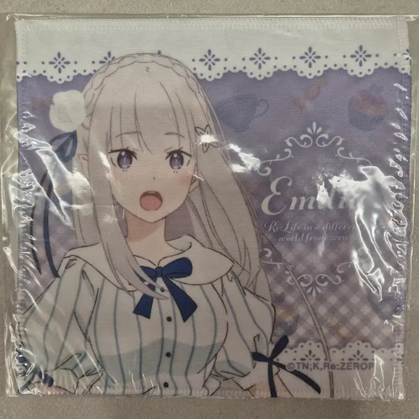 [BUNJANG] Re:Zero Emilia Party Version Hand Towel / 리제로 에밀리아 핸드 타올